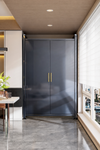 LORVEX Contemporary Metal Storage Cabinet