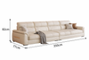 MILANO Modern Leather Sofa