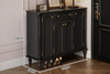 BRAVEN Industrial Wooden Shoe Cabinet