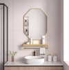 SAVREN Scandinavian Metal Bathroom Mirror