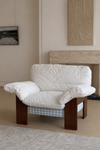 KAVEN Minimalistic Fabric Armchair