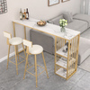 ARVENA Scandinavian Wooden Bar Table