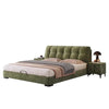 CREMIO Contemporary Fabric Bed Frame