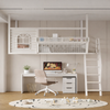 LOFTRA Industrial Metal Loft Bed Frame