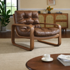 VELINO Modern Leather Armchair