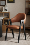 KAVIRO Wabi Sabi Leather Dining Chair
