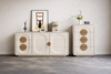 CREMIO Minimalistic Wooden Sideboard