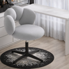 CERIVA Minimalistic Boucle Vanity Stool