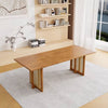 RAVENI Wabi Sabi Solid Wood Dining Table