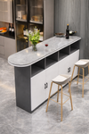VARINO Contemporary Sintered Stone Bar Table