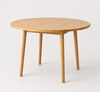 SVENDA Nordic Wooden Round Folding Dining Table