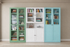 NORVEX Contemporary Metal Bookcase