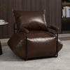 VARO Scandinavian Leather Armchair