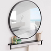 SOLVIRA Contemporary Plastic Bathroom Mirror