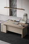 LUXARO Modern Wooden Executive Desk
