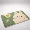 NIVORA Contemporary Fabric Bath Mat