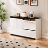 BAOBEI Cream Minimalist Wooden Sideboard