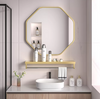 VALTOR Contemporary Metal Bathroom Mirror