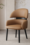ELVARO Modern Leather Dining Chair