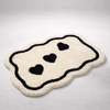 NIVORA Contemporary Fabric Bath Mat