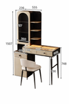 MILANO Modern Metal Dressing Table