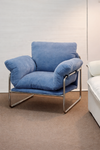 BAURO Industrial Fabric Armchair