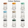 VAREXO Contemporary Metal Bar Stool