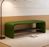 LUMORA Modern Leather Bench