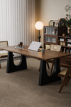 TRAVO Contemporary Wooden Dining Table