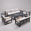ALVINO Scandinavian Metal Outdoor Sofa
