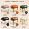 LORVEX Contemporary Leather Bench