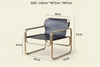 BAURO Industrial Leather Armchair