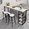 ARVENA Scandinavian Wooden Bar Table