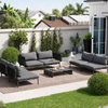 LANOVA Scandinavian Rattan Outdoor Sofa
