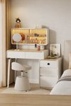 MELORA Minimalistic Wooden Dressing Table