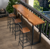 NORVEX Scandinavian Wooden Bar Table
