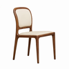 VELARO Scandinavian Leather Dining Chair