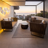RAVENO Scandinavian Rattan Outdoor Sofa