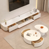LUMARO Minimalistic Sintered Stone TV Console