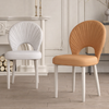 SAVORA Contemporary Leather Dining Chair