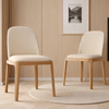ELVORA Scandinavian Leather Dining Chair