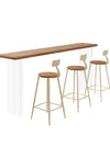 ACRIVA Contemporary Wooden Bar Table